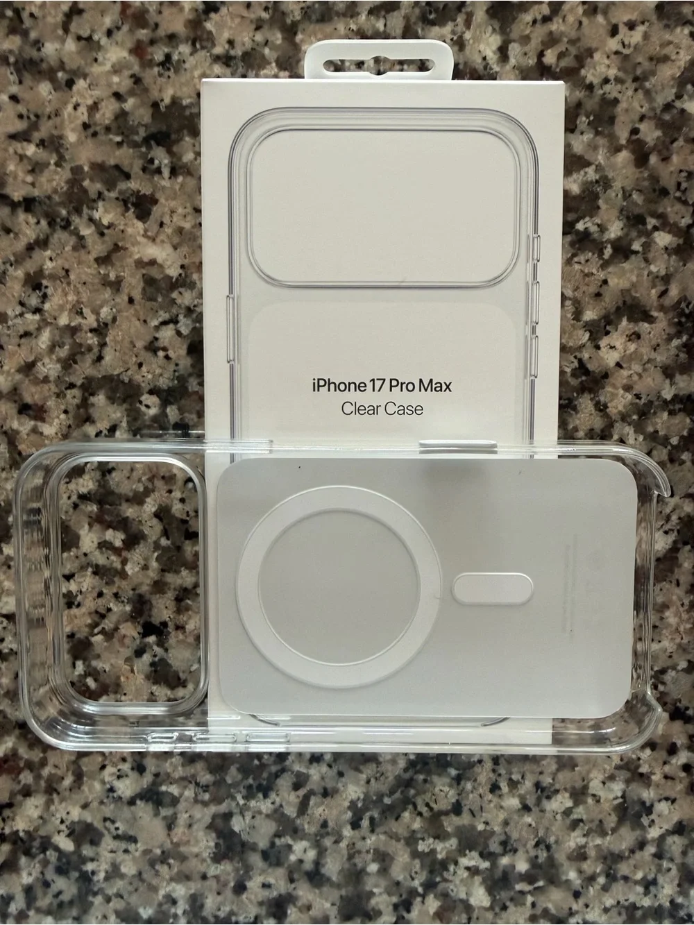 Apple Clear Transparent iPhone Case - Clear 17 pro max